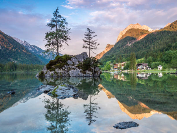 istock Sunrise at Hintersee Ramsau Germany 1157232320