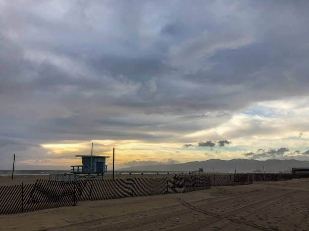 istock Sunset over the Pacific Ocean in winter in Los Angeles, CA 1157237761