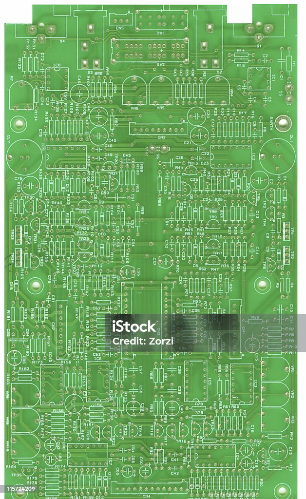 Circuit board - Lizenzfrei Grün Stock-Foto