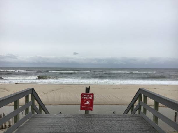 istock A Stormy Day at Smith Point Beach 1157243290