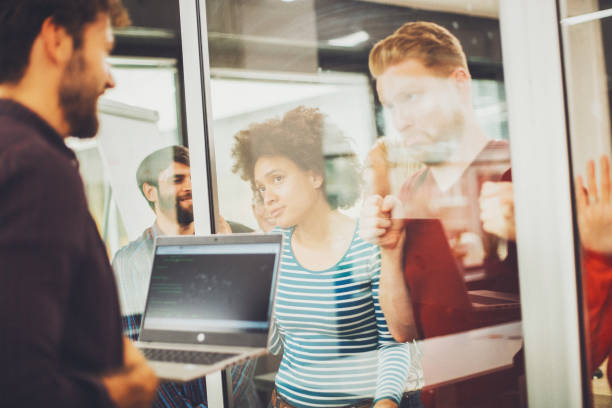 istock Business people working in modern office space 1157245868