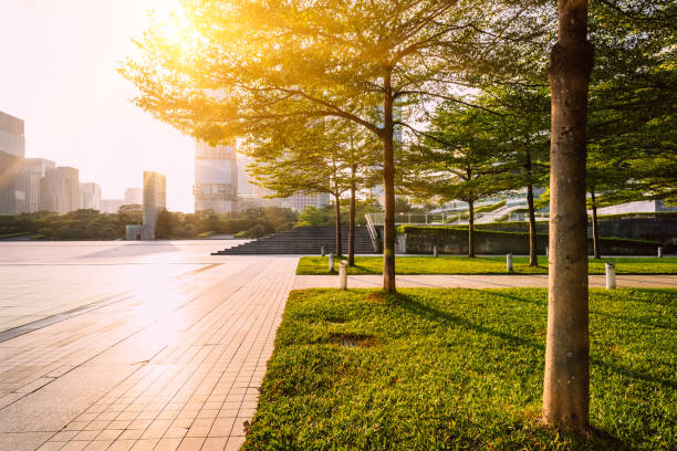 istock urban landscape at sunset 1157258069