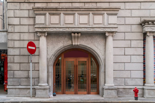 istock European-style building doors and windows 1157258749