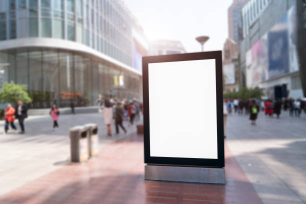 istock Commercial Street Advertising Light Box 1157258796
