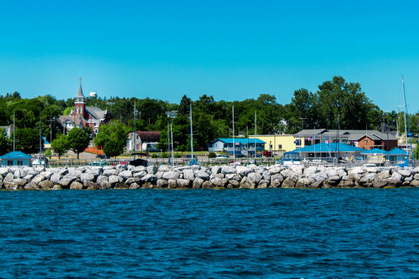 istock Leaving the harbor at St Ignace 1157260060