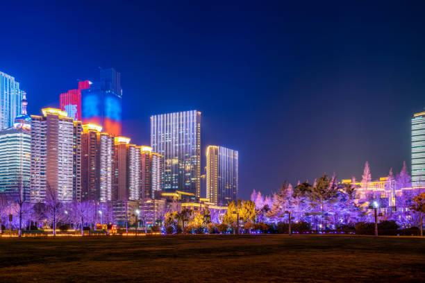istock Urban Architecture and Street Nightscape 1157260105