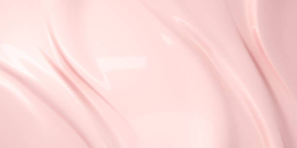 液体化粧品クリームテクスチャの背景 - マニキュア液 ストックフォトと画像