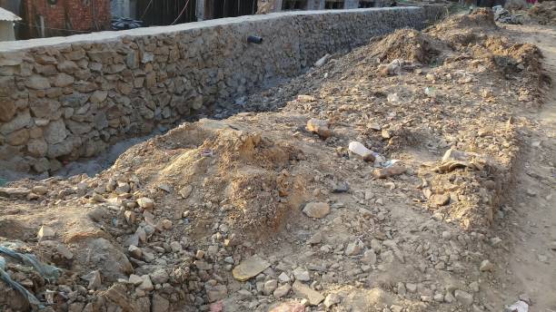 istock STones/Rocks to build the road-wall 1157260328
