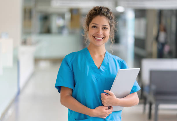 istock Happy doctor working at the hospital 1157266734
