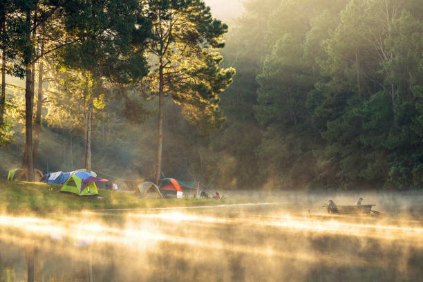 istock Morning at Pang Ung lake, 1157272419