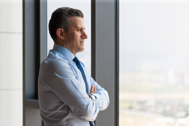 istock Confidence got him to the top 1157272807