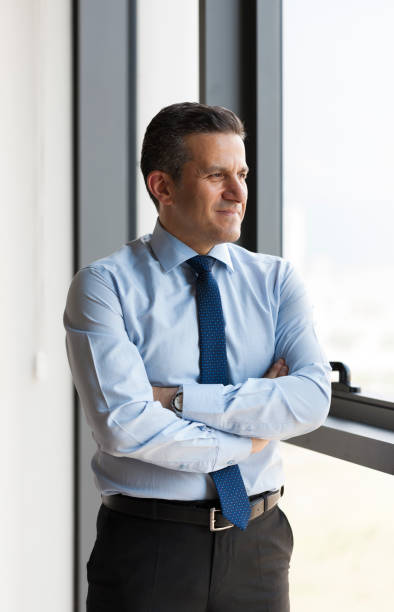 istock Confidence got him to the top 1157272849
