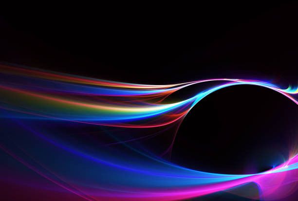 istock Abstract color dynamic background with lighting effect. Fractal spiral. Fractal art 1157282863