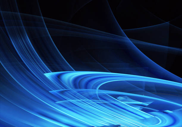 istock Abstract color dynamic background with lighting effect. Fractal art 1157282938