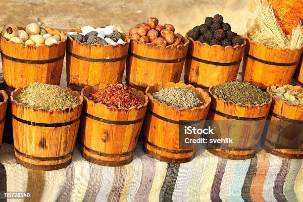 Spice Market Stock Photo - Download Image Now - Africa, African Culture, Bucket