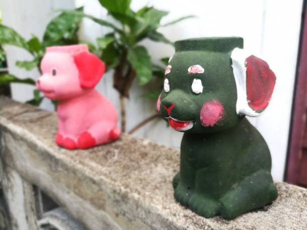 istock The Green dog doll 1157285681