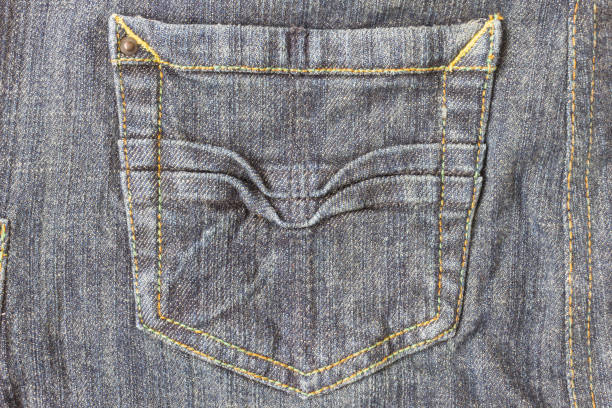 istock Dark Blue Jeans Pocket or Denim Pocket Background 1157287520