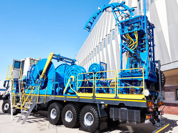 istock Equipment on truck coiled tubing 1157291809