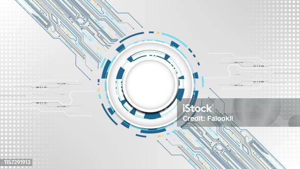 Technology Abstract Touching System Background Template Copy Space ...