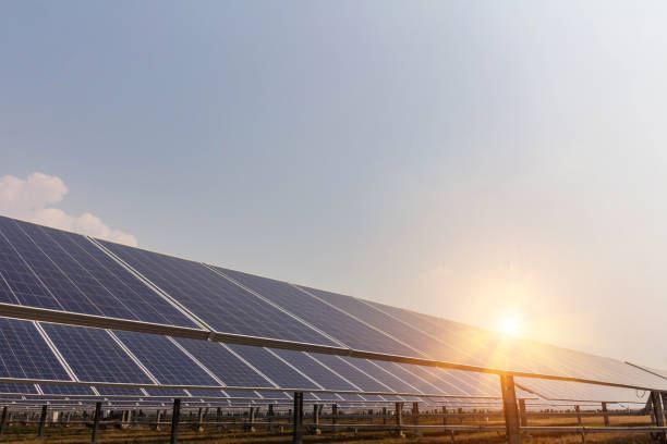istock Solar panel, alternative electricity source, concept of sustainable resources, And this is a new system that can generate electricity more than the original, This's the sun tracking systems 1157293180