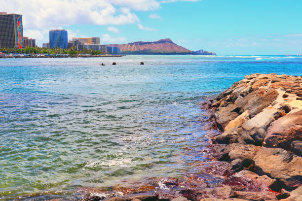 istock 6/2/2019 Beautiful Seaview at Ala Moana Beach Park in Hawaii 1157295464