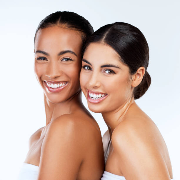 Embrace your difference, beautiful Studio shot of beautiful young women posing against a grey background diverse models stock pictures, royalty-free photos & images