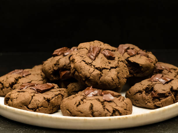istock Gluten free chocolate chip cookies on a plate 1157299534