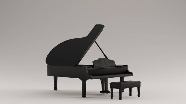 istock Black Grand Piano 1157300442