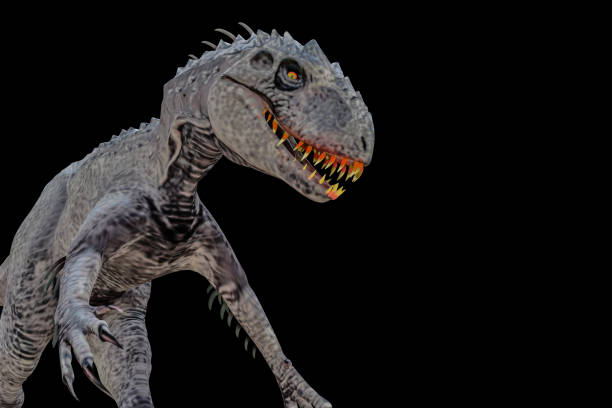 istock indominus rex isolated  on black background 1157303870