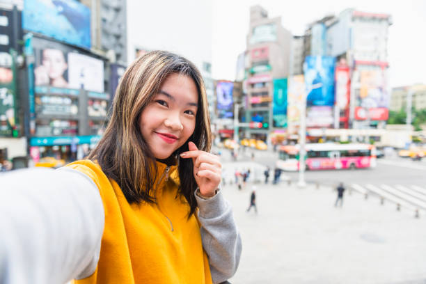 istock Young Taiwanese student in Ximen Taipei 1157309212