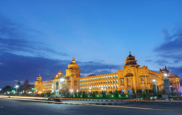 istock Vidhana Soudha - Bangalore at night 1157310176