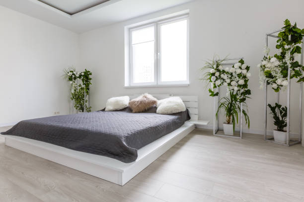 istock Luxury bedding with beautiful flower 1157311999