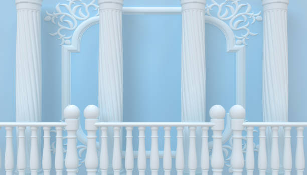 abstract architecture background wallpaper blue shades