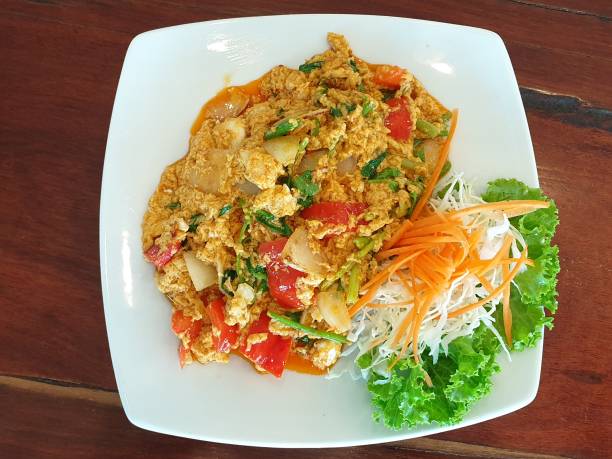 istock Stir-Fried Crab with Curry Powder 1157316686