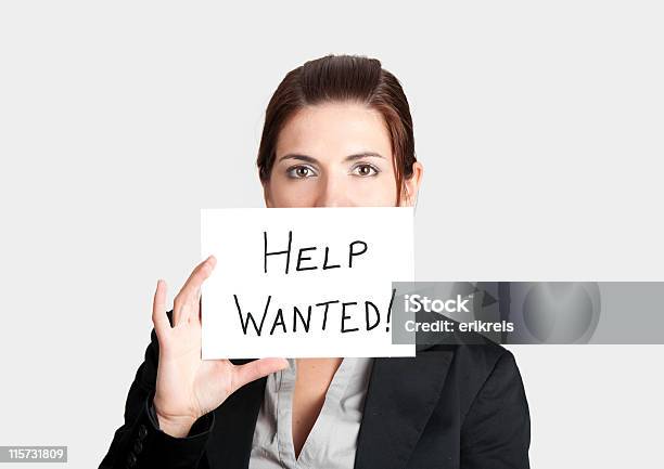 Help Wanted - Fotografie stock e altre immagini di 20-24 anni - 20-24 anni, Abbigliamento formale, Adulto