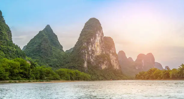 Photo of Landscape of Lijiang River in Guilin