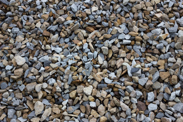 istock texture of colored crushed stone. Large crushed stone 1157323461
