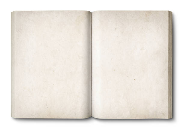istock Vintage open book isolated on white background 1157326543