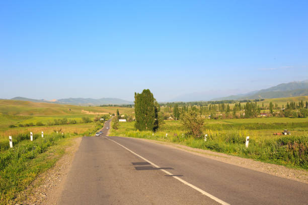 istock Mountains and green fields. Kyrgyzstan. 1157327211
