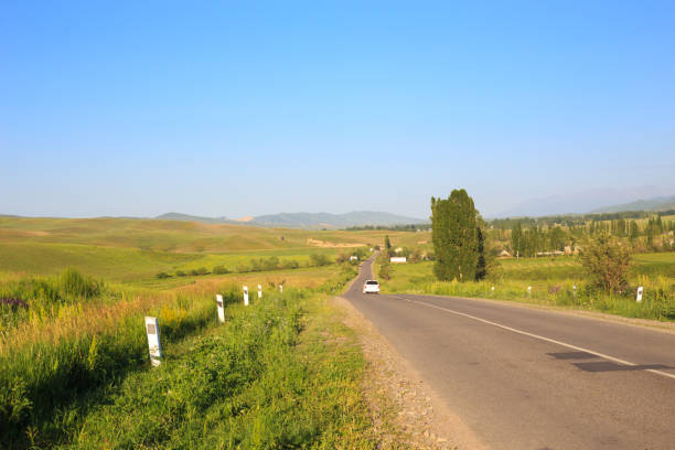 istock Mountains and green fields. Kyrgyzstan. 1157327217
