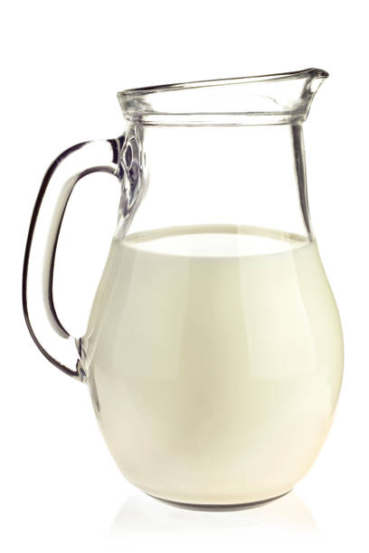 istock Jug with fresh organic milk. 1157329261