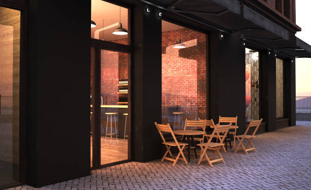 istock fashion retro cafe terrace storefront 1157329693