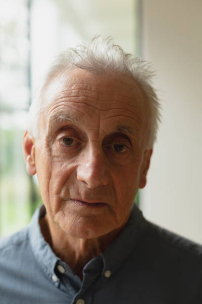 istock Active senior man standing in the porch at home 1157331576