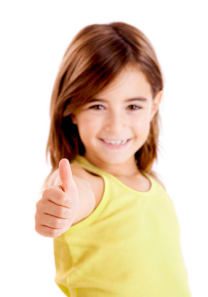 istock Girl with thumbs up 115733382