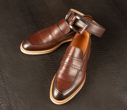 Brown Penny Loafer Shoes