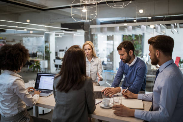 istock Business team having a constructive meeting in the office. 1157343750
