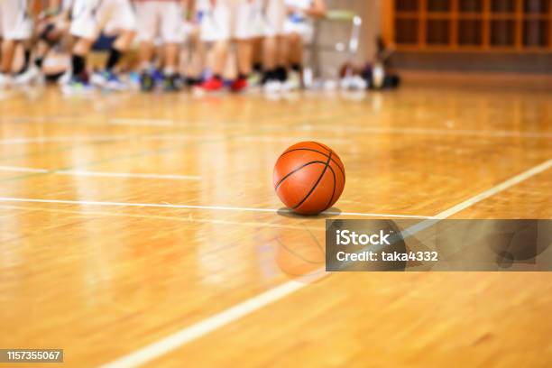 Basketball Match Venue Stock Photo - Download Image Now - Adult, Audience, Basketball - Ball