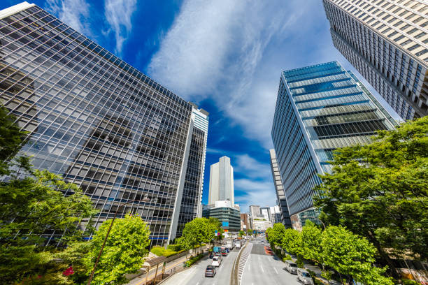 istock Fresh green and urban buildings 1157355080