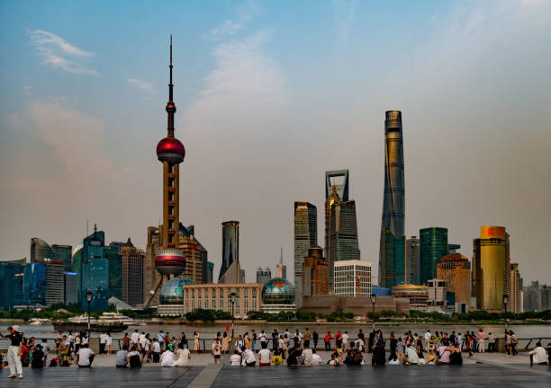 istock Skyline of Pudong in Shanghai 1157362361