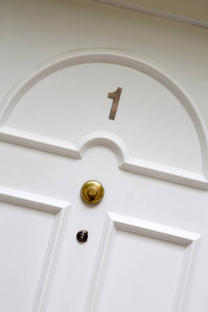 istock Number One Front Door Sign 1157362528